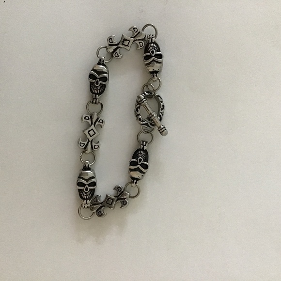 Skull Other - Bracelet - skull stainless steel 8 1/2 inch
